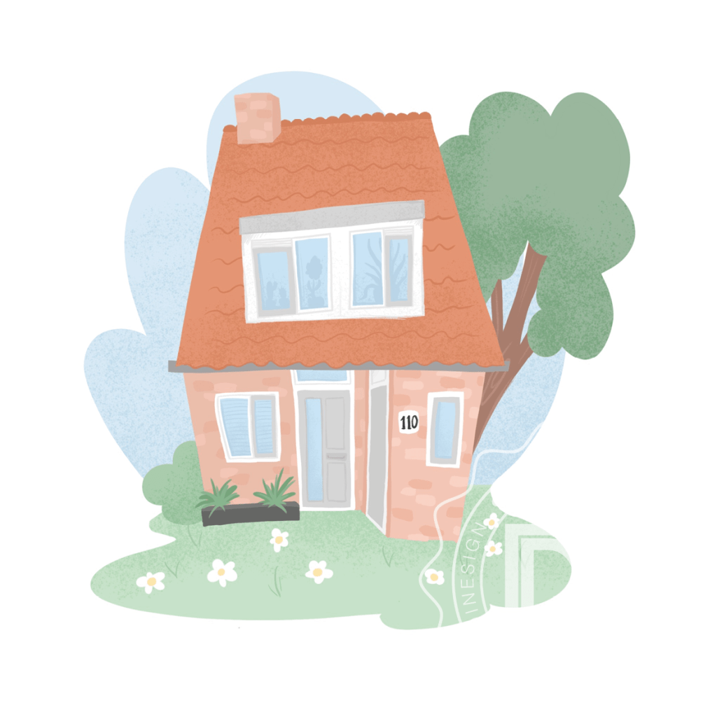 illustratie huis